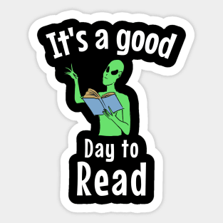 It's a good day to read Sticker